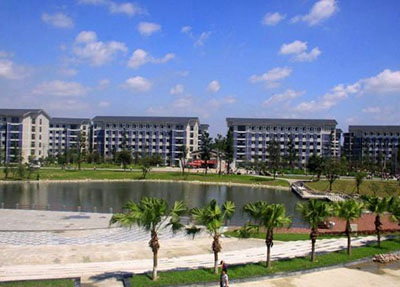 四川石油学校校园景色