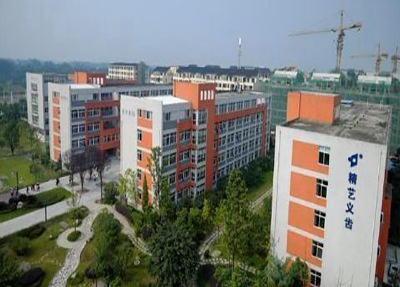 遂宁安居职业高级中学校园俯瞰