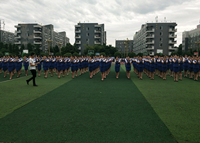 成都百工技师工程学校展示现场