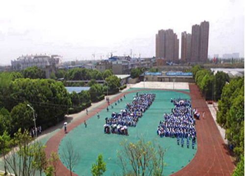 石家庄东华铁路学校位于鹿泉区的新校区喜封金顶！